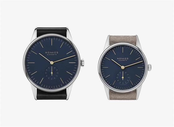 NOMOS手表午夜藍(lán) ORION 33和38